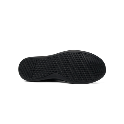 LAILE Mirror Polished Perforated Side Panel Platform Business Sneakers
