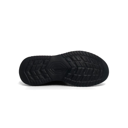 LAILE Polished Full Grain Leather Air Cushion Walking Sneakers