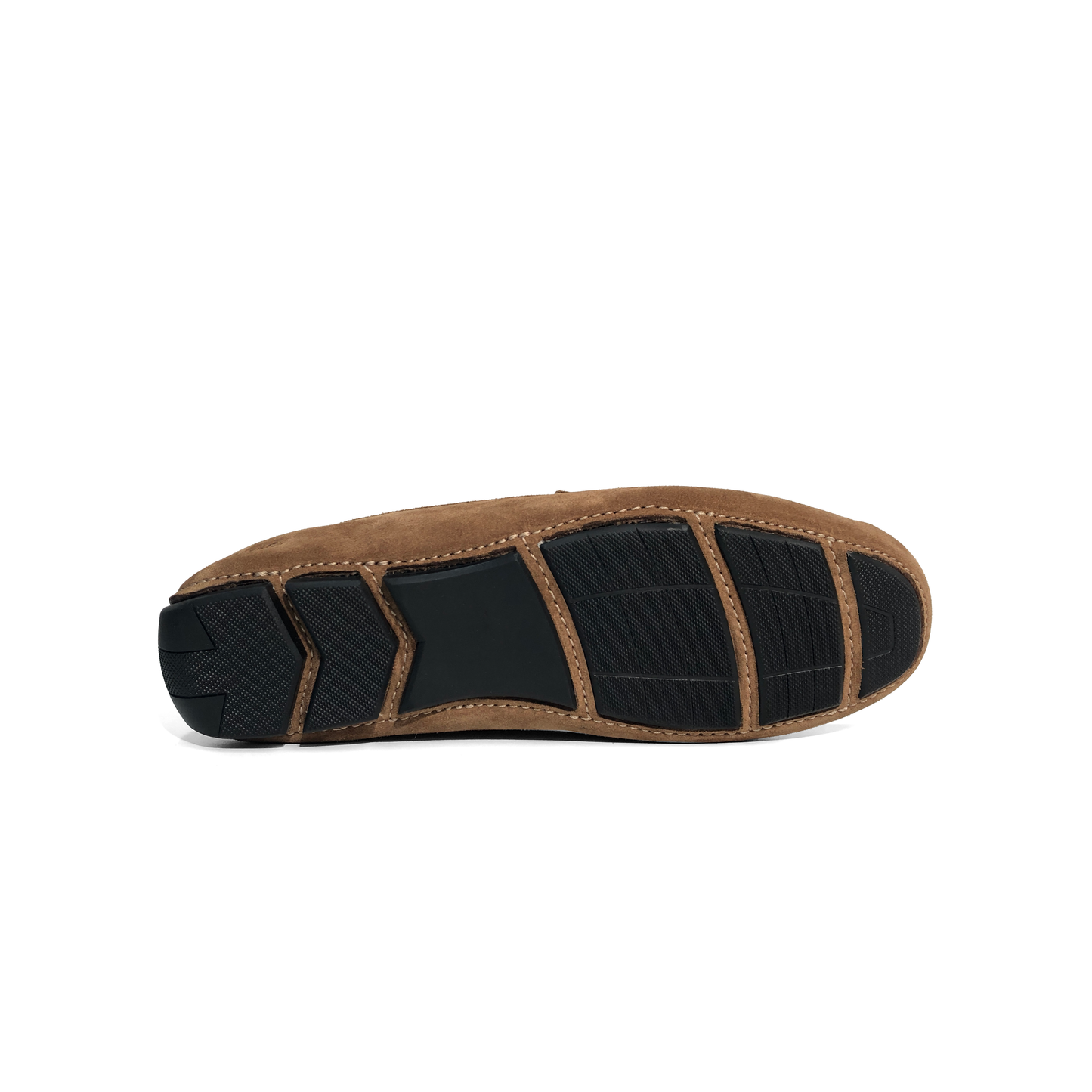 LAILE Matte Nubuck Penny Moc Toe Slip-On Driving Loafers