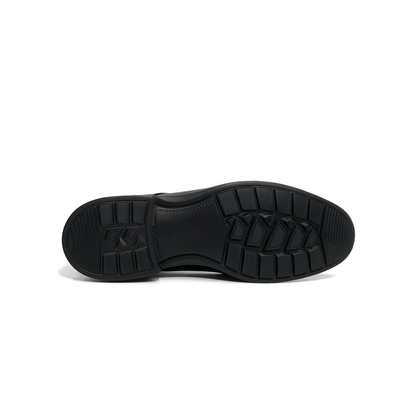 LAILE Matte Nubuck Moc Toe Chukka Ankle Boots
