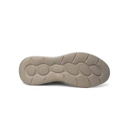 LAILE Leather Mesh Hybrid Sport-Dress Walking Sneakers