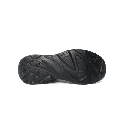 LAILE Breathable Knit Mesh Reflective Outline Platform Walking Trainers