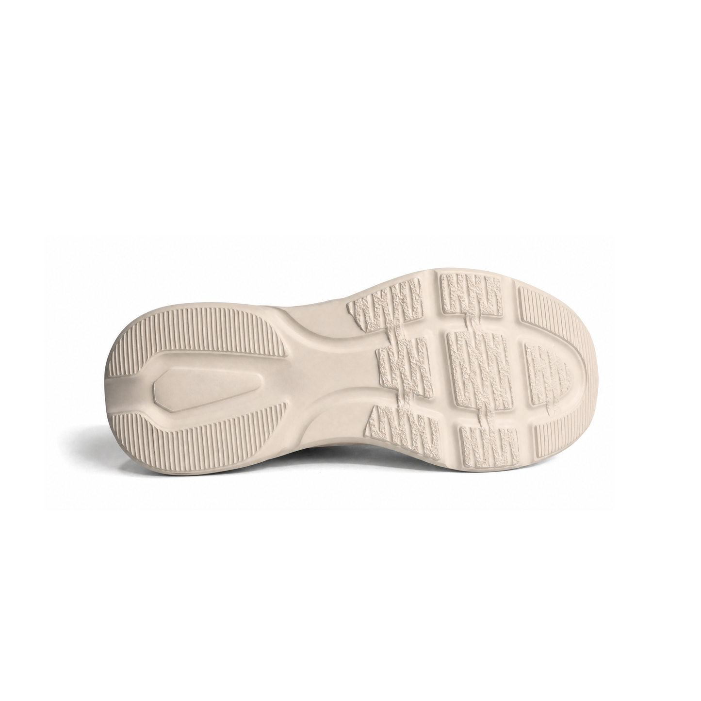LAILE Breathable Woven Mesh Dual Tone Cutout Vent Platform Trainers