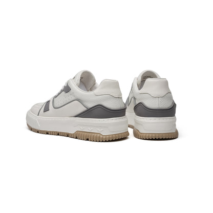 LAILE RetroCraft Leather Low-Top Sneakers for Men – Minimalist Design, Soft Comfort, Everyday Versatility