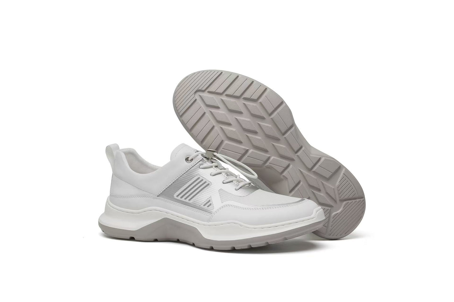 LAILE comfortable tie-free shoelaces shock-absorbing breathable lightweight low-top casual shoes for men