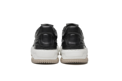 LAILE Leather Classic Versatile Low-Top Sneakers for Men - Shock-absorbing, Lightweight, and Breathable.