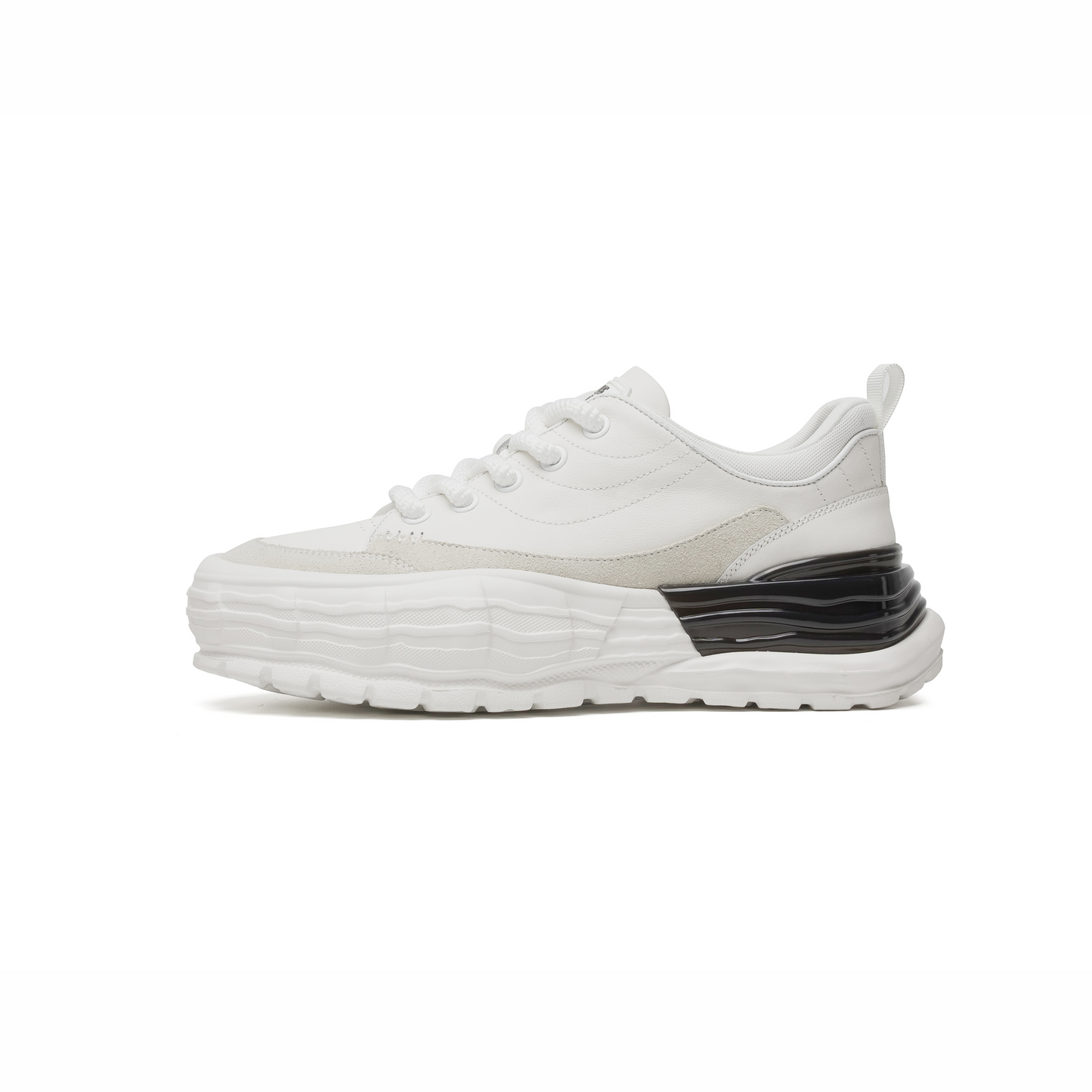 LAILE Urban Form Sneakers – Sculpted Sole, Monochrome Statement