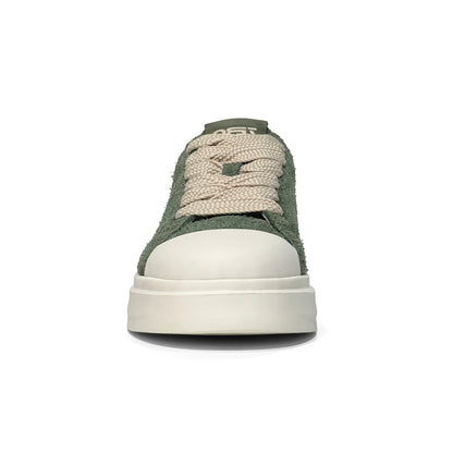 LAILE Daily Soft Fluff Suede Platform Trainer