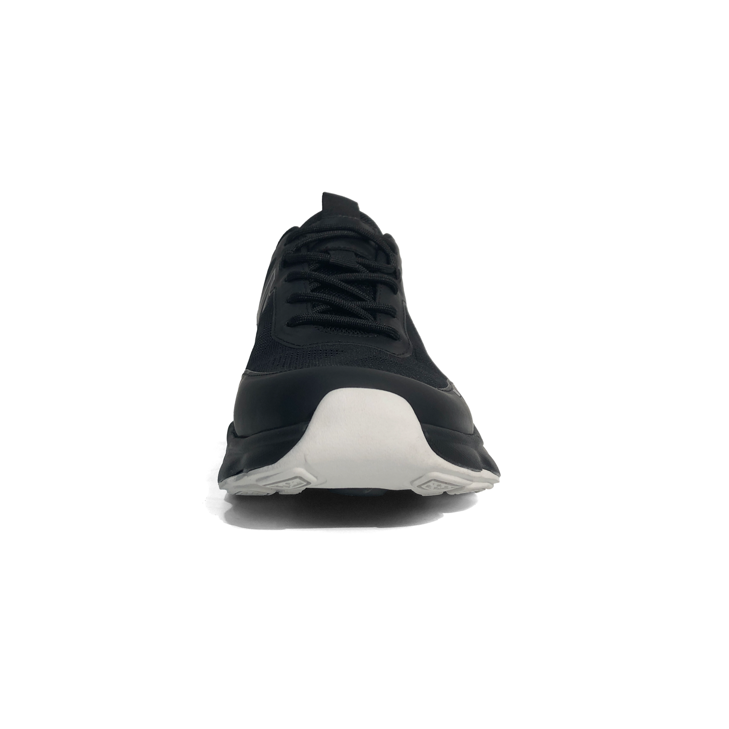 LAILE Breathable Woven Mesh Geometric Reflective Line Platform Trainers