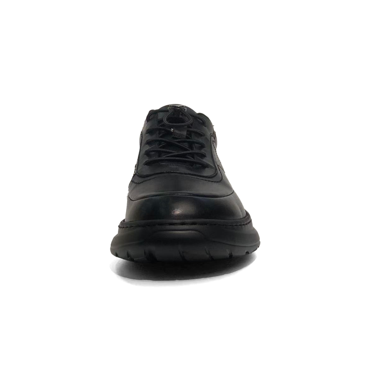 LAILE Breathable Punch Detail Leather Casual Shoes