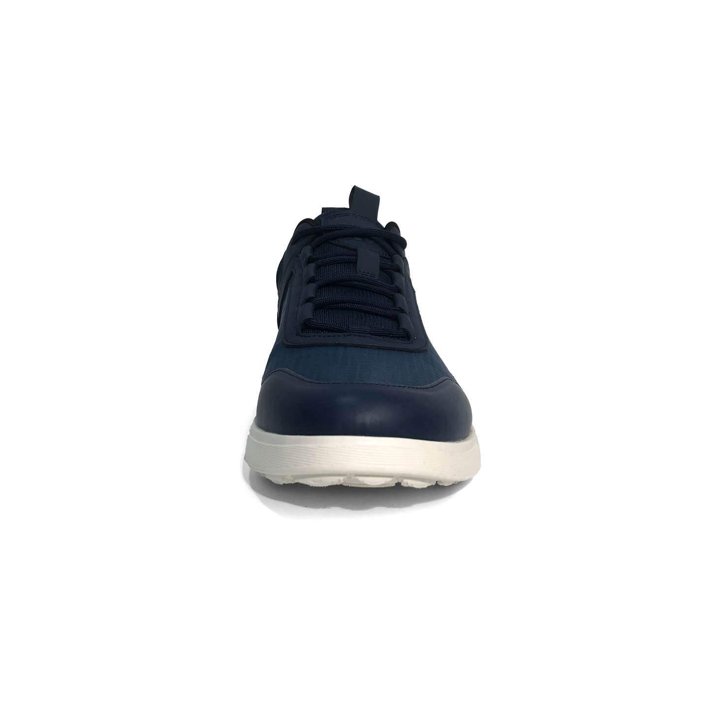 LAILE Grid Woven Mesh Hybrid Leather Low Platform Business Trainers
