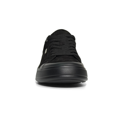LAILE Matte Nubuck Suede Platform Skate Sneakers