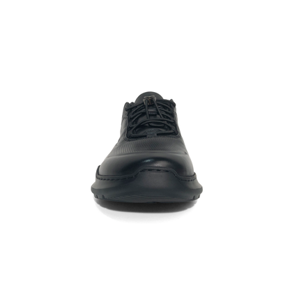 LAILE Polished Full Grain Perforated Auto Toggle Comfort Trainers