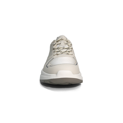 LAILE Breathable Knit Mesh Reflective Outline Platform Walking Trainers