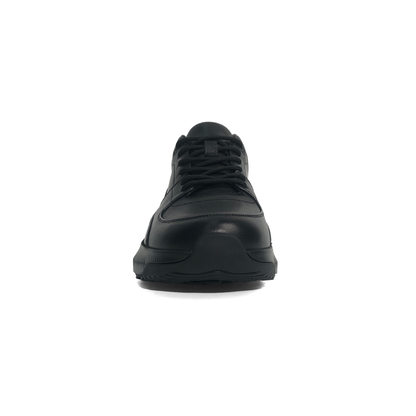 LAILE Full Grain Smooth Leather Support Walking Sneakers