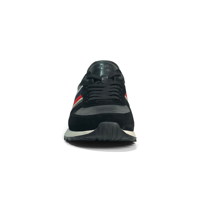 LAILE Monogram Jacquard Striped Air Cushion Platform Trainers
