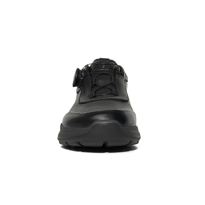LAILE 2025 New Model Rotating Buckle Men’s Shoes, Soft Genuine Leather Upper, Business-Style Sneakers.