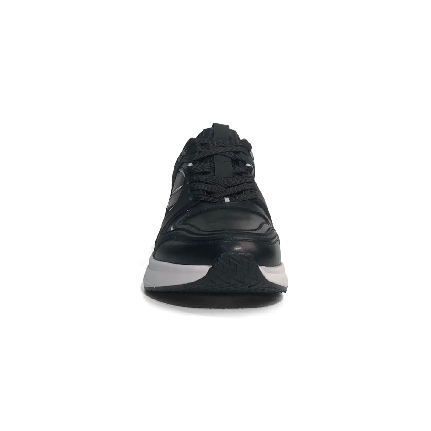 LAILE Full Grain Smooth Leather Performance Running Sneakers