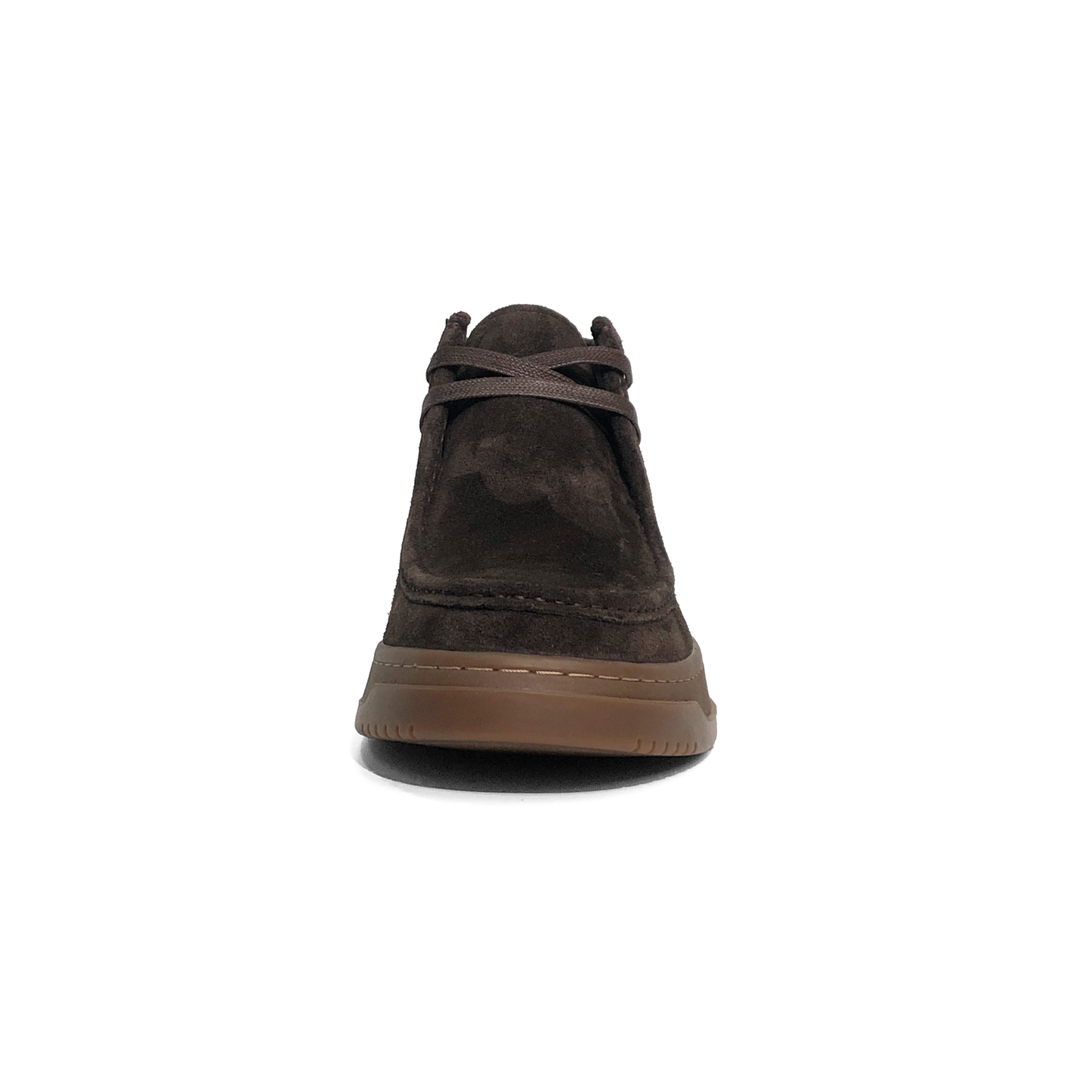 LAILE Matte Nubuck Moc Toe Two-Eye Chukka Ankle Boots