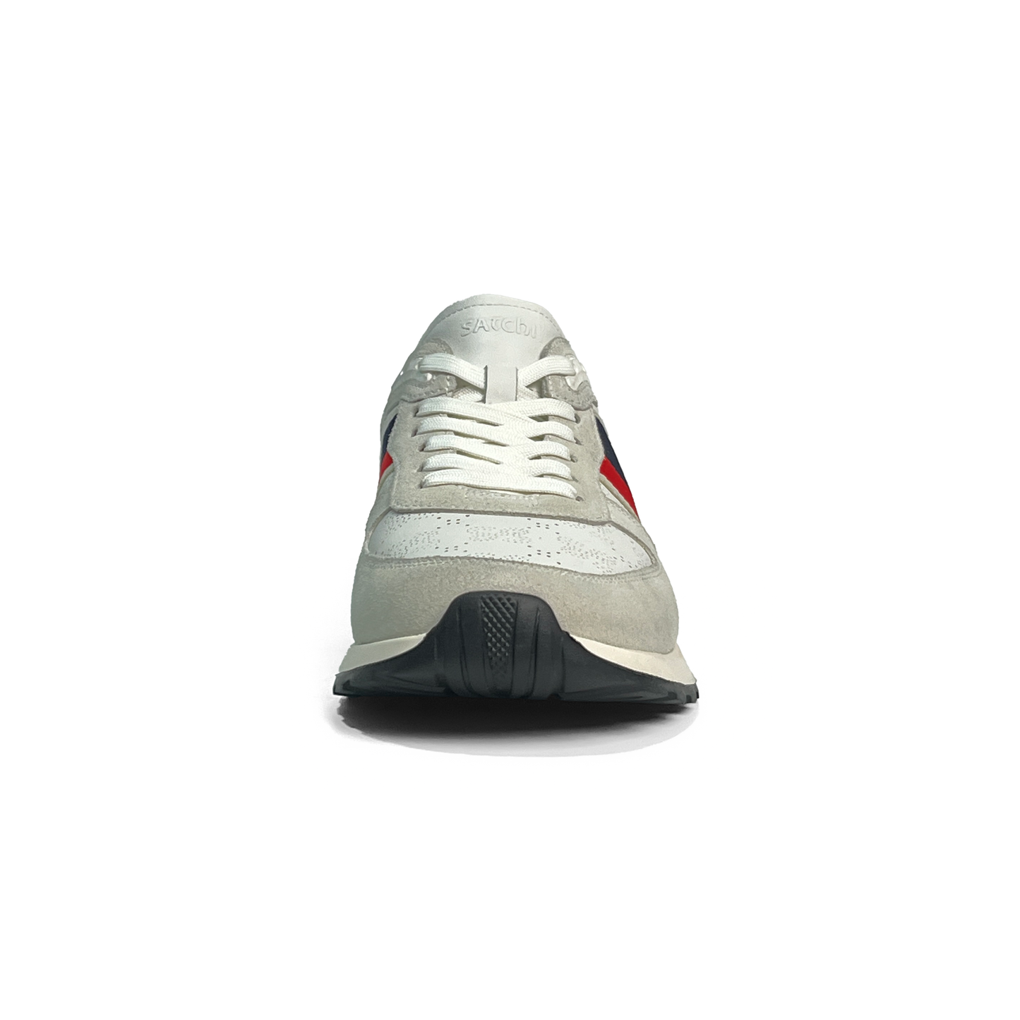 LAILE Monogram Jacquard Striped Air Cushion Platform Trainers