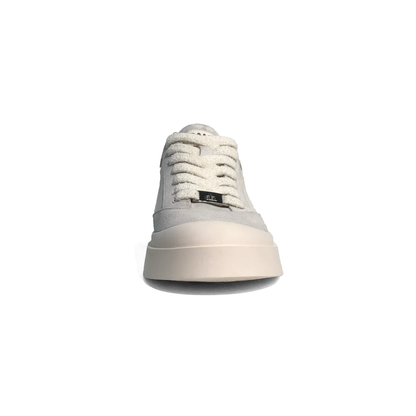 LAILE Tri-Tone Mixed Material Platform Skate Sneakers