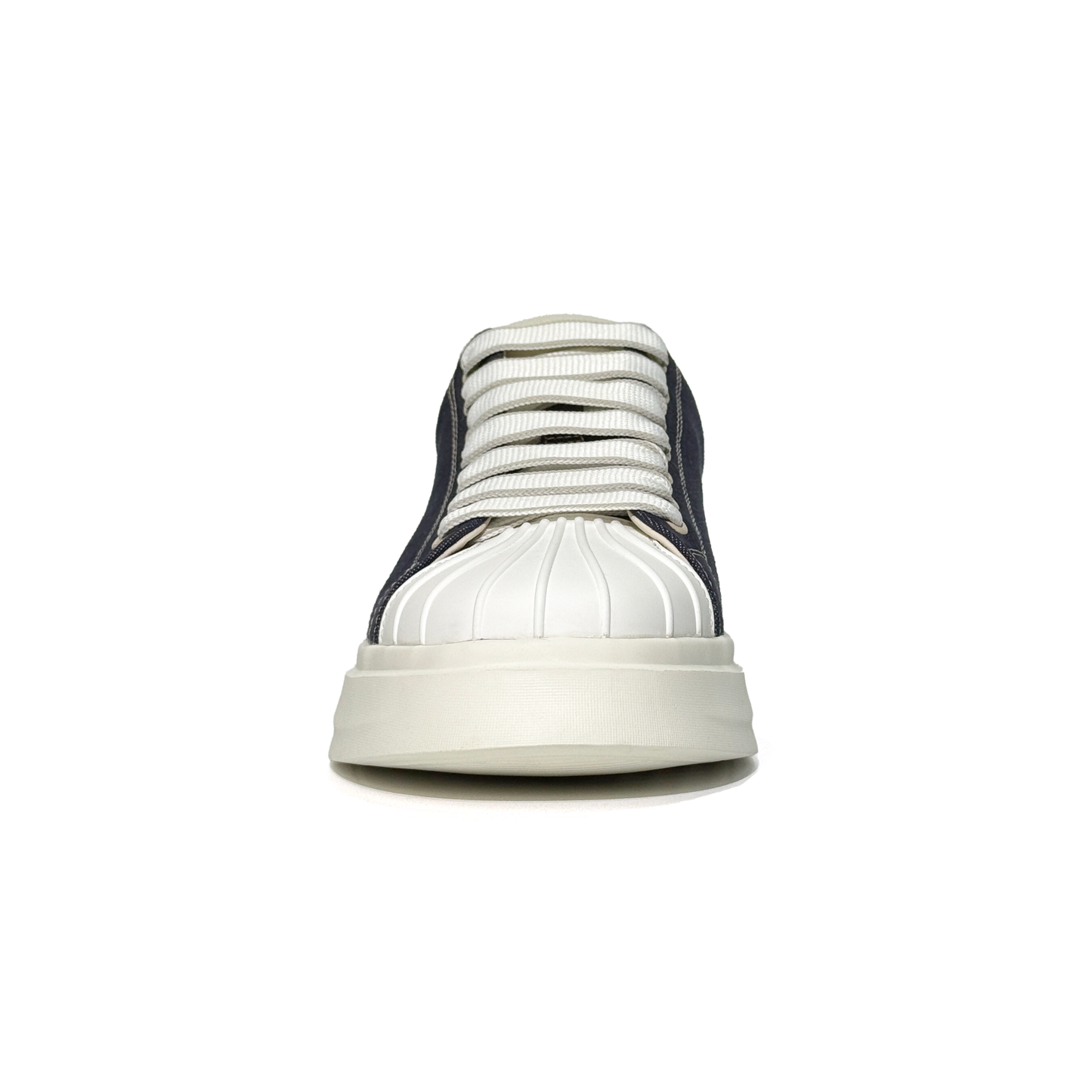 LAILE Thick Corduroy Canvas Platform Skate Sneakers