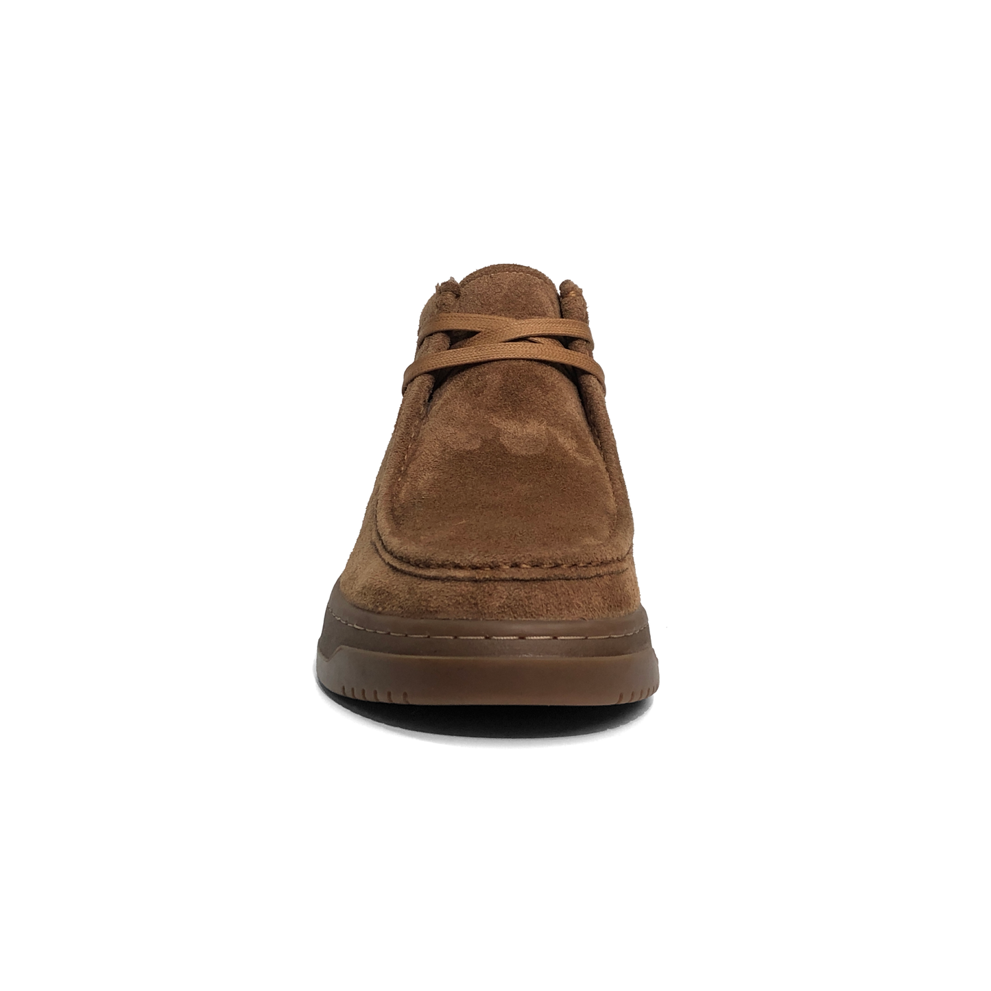 LAILE Matte Nubuck Moc Toe Two-Eye Chukka Ankle Boots
