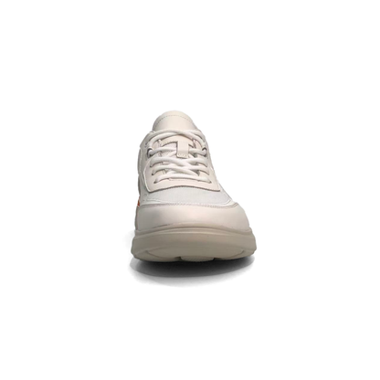 LAILE Leather Mesh Hybrid Sport-Dress Walking Sneakers