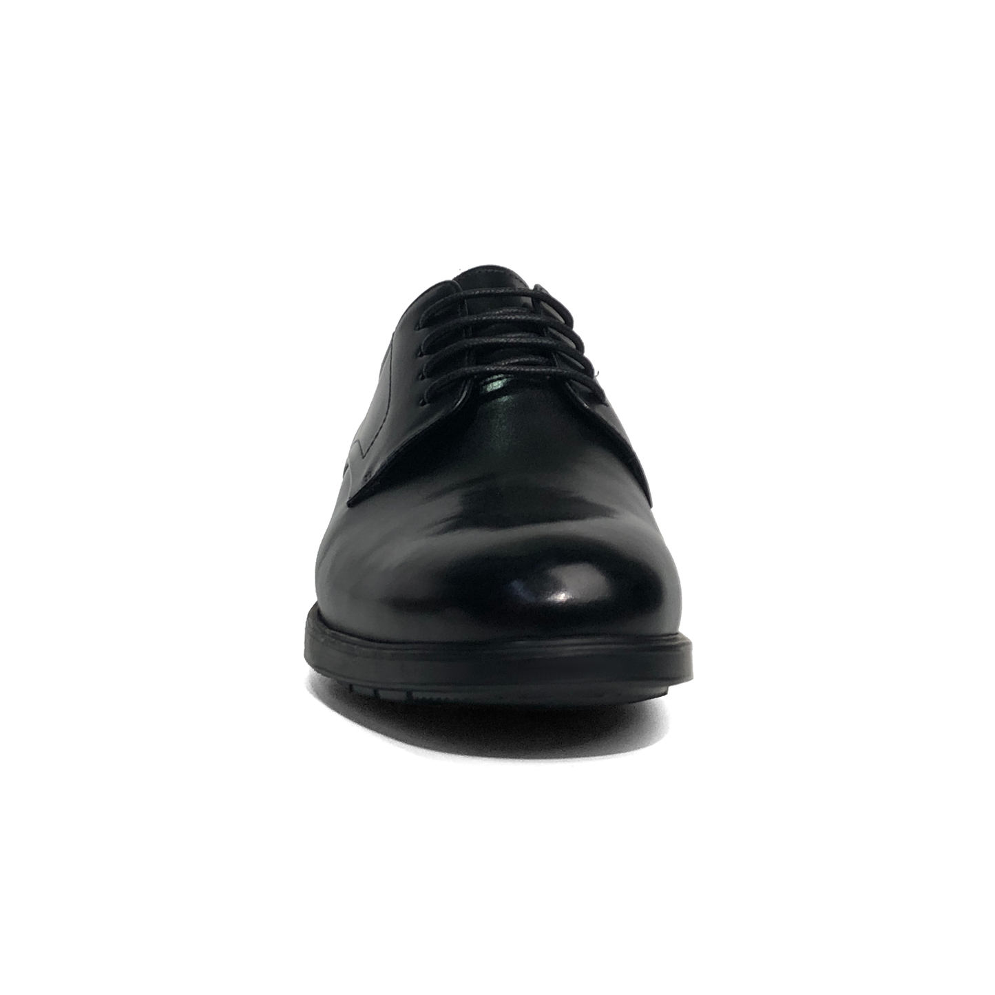 LAILE Mirror Polished Plain Toe Derby Dress Shoes