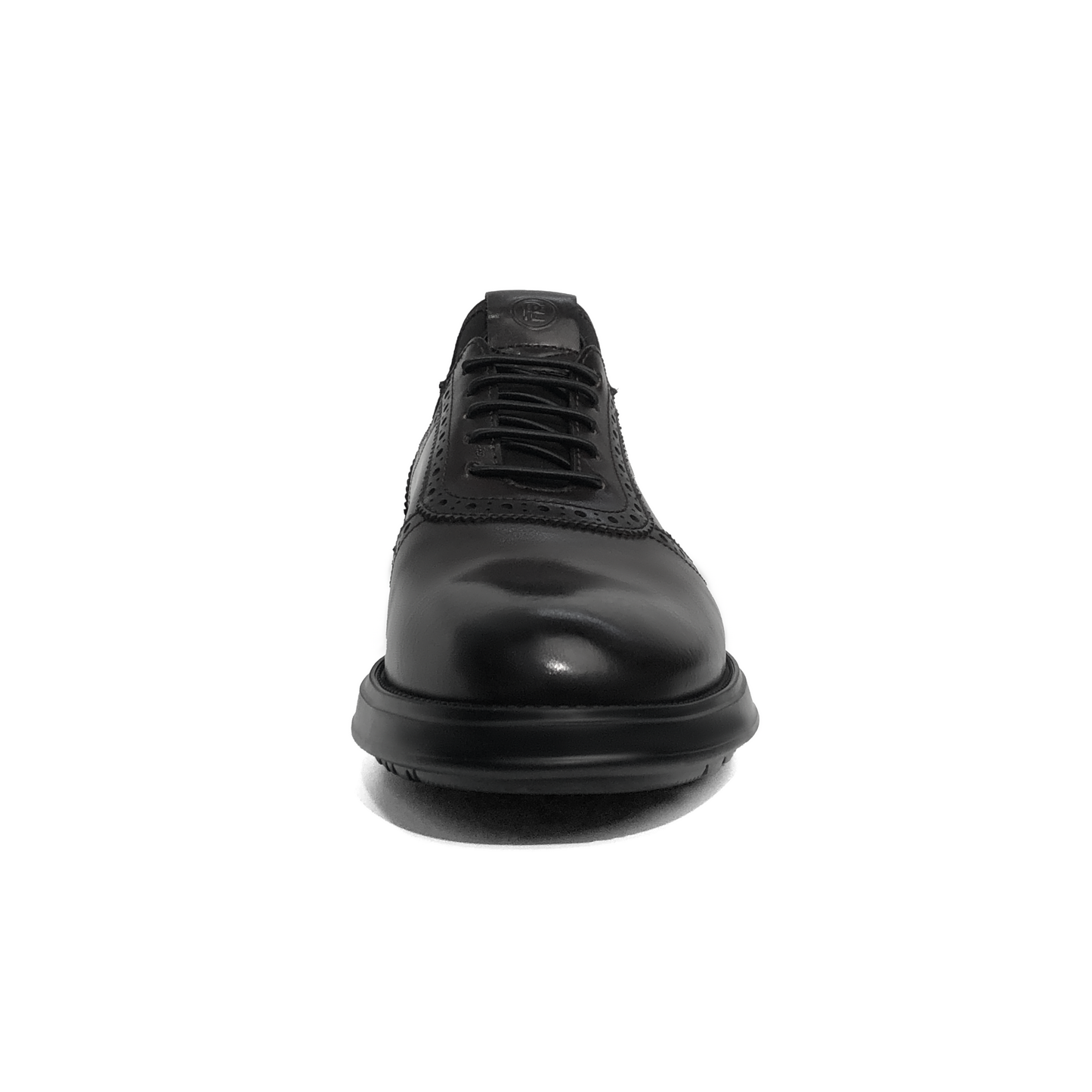 Black Brogue Wingtip Hybrid Oxford Shoes