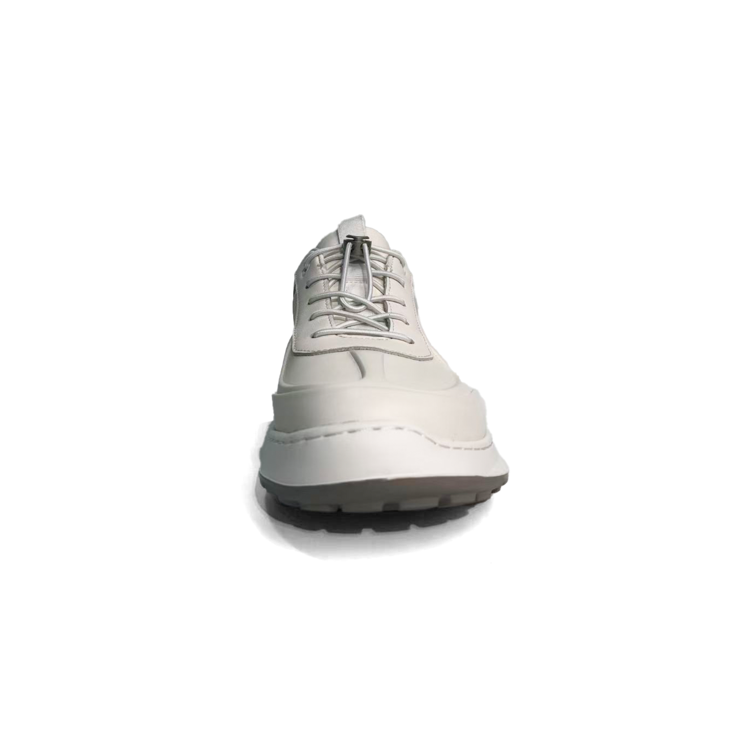 LAILE Polished Full Grain Leather Chunky Performance Sneakers