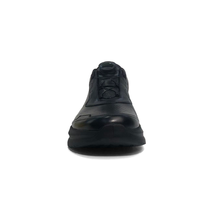 LAILE Polished Full Grain Leather Air Cushion Walking Sneakers