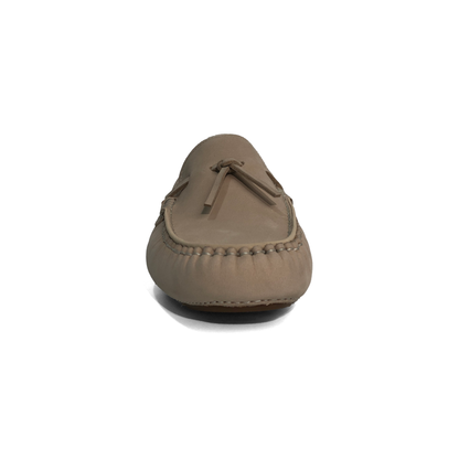 LAILE Matte Nubuck Tassel Moc Toe Driving Loafers
