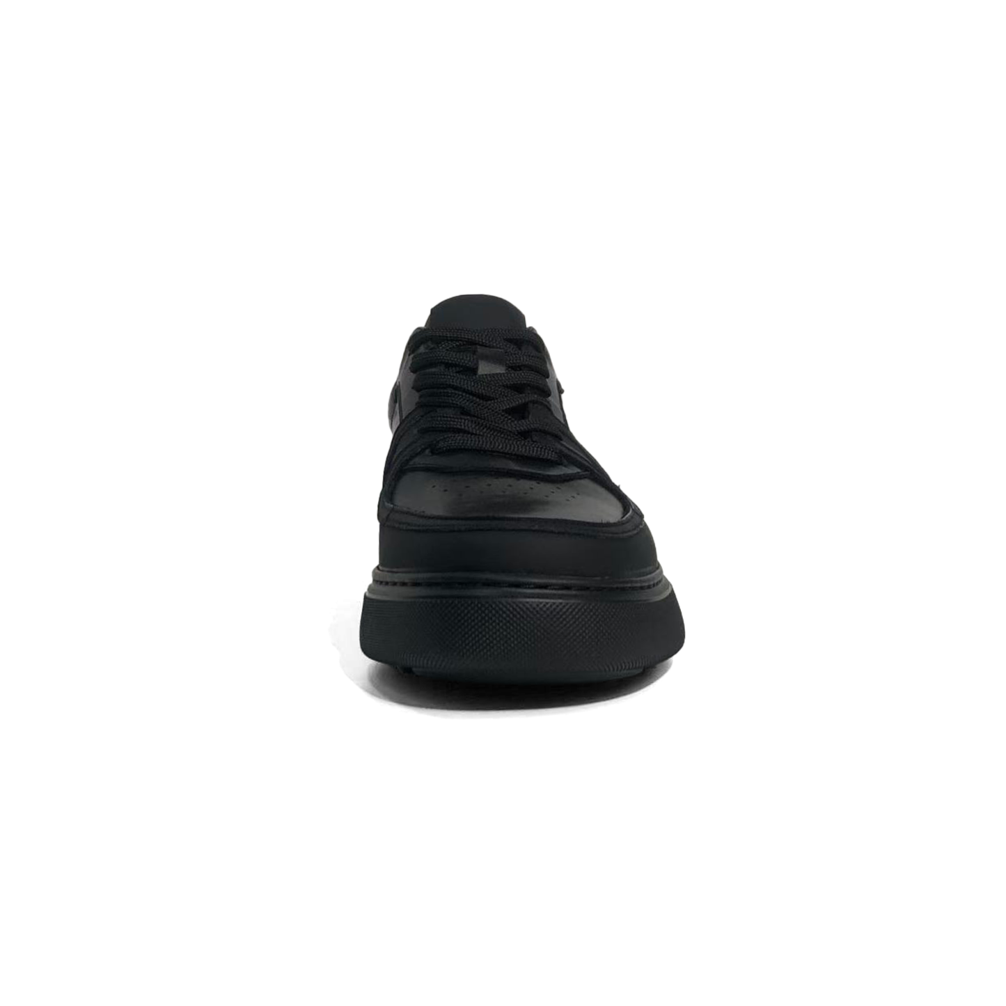 LAILE Smooth Gloss Cowhide Low Top Sport-Dress Board Shoe