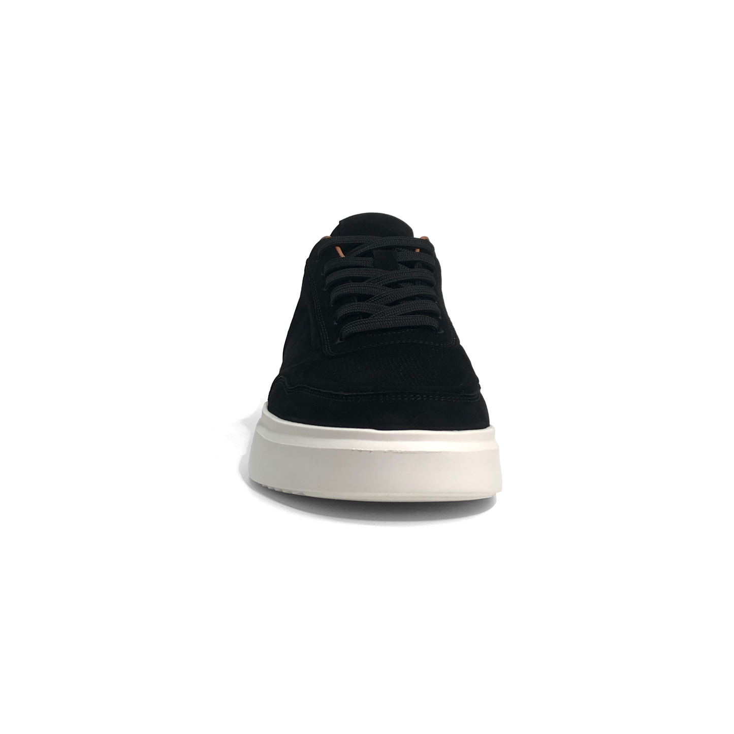 LAILE Matte Nubuck Suede Minimal Platform Skate Sneakers