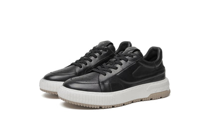 LAILE Leather Classic Versatile Low-Top Sneakers for Men - Shock-absorbing, Lightweight, and Breathable.