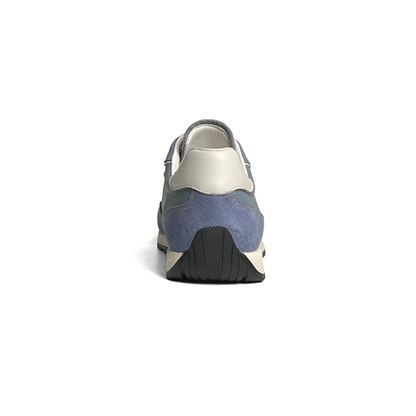 LAILE Tri-Tone Suede & Smooth Leather Flat Retro Trainers