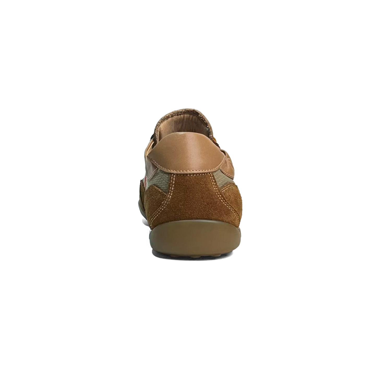 LAILE Mixed Canvas & Nubuck Vintage Gum Sole Trainers