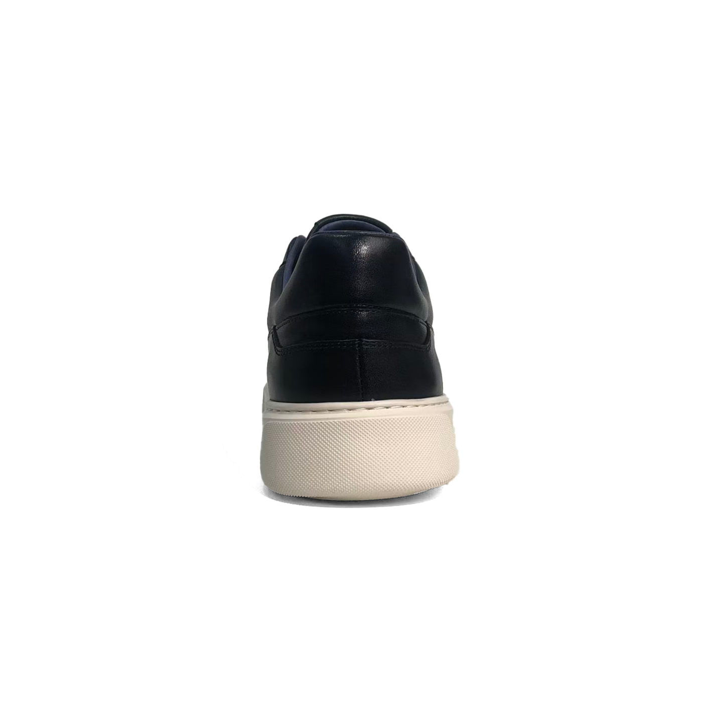 LAILE Smooth Full Grain Leather Platform Business Sneakers