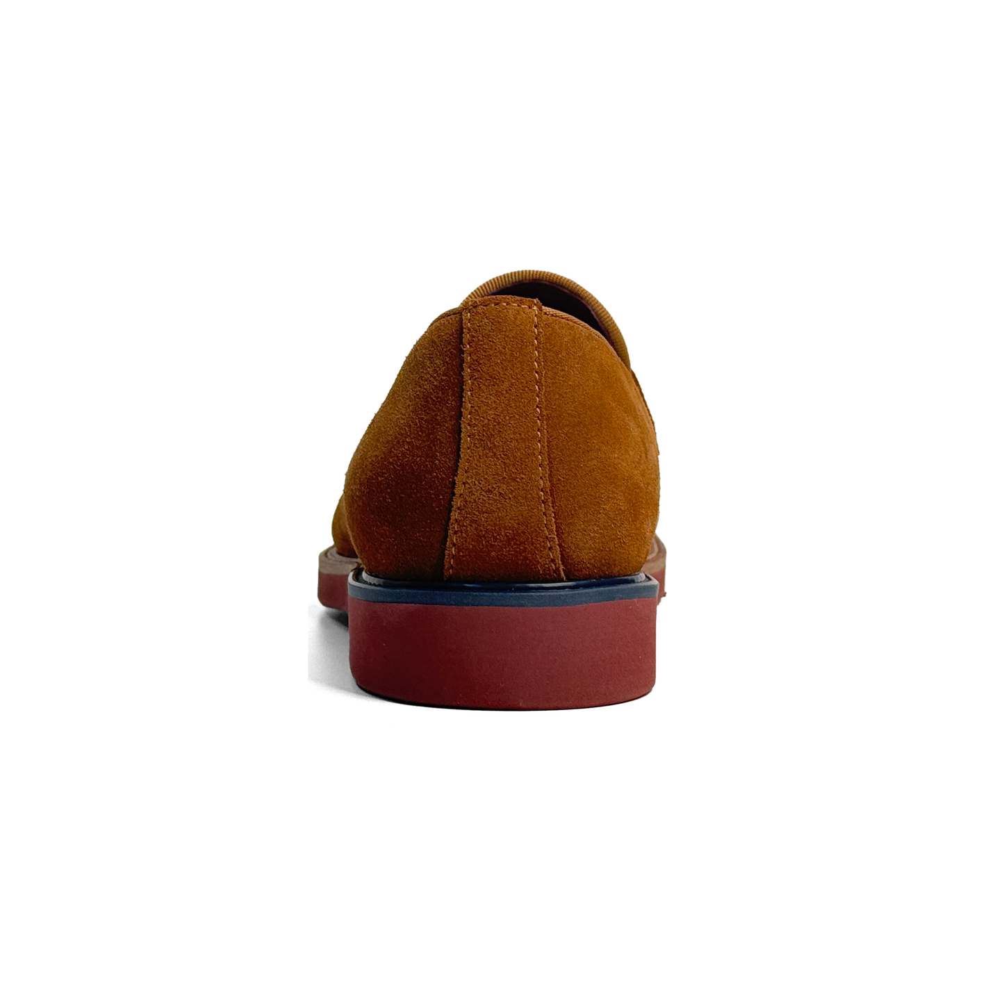 LAILE Matte Nubuck Suede Penny Slip-On Loafers