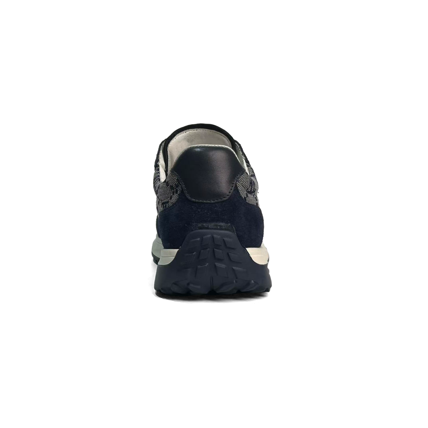 LAILE Monogram Jacquard Striped Air Cushion Platform Trainers
