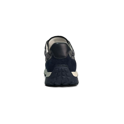 LAILE Monogram Jacquard Striped Air Cushion Platform Trainers