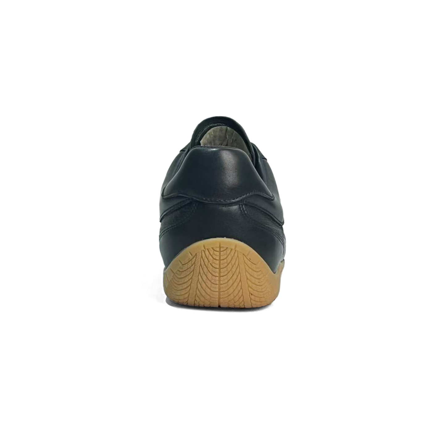 LAILE Dual Grain Full Leather Flat Gum Sole Retro Trainers
