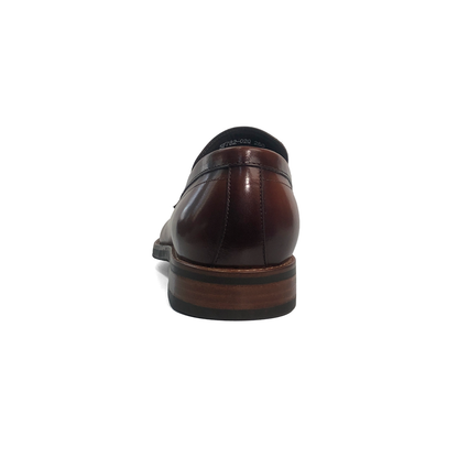 LAILE High Gloss Hand Polished Penny Slip-On Loafers
