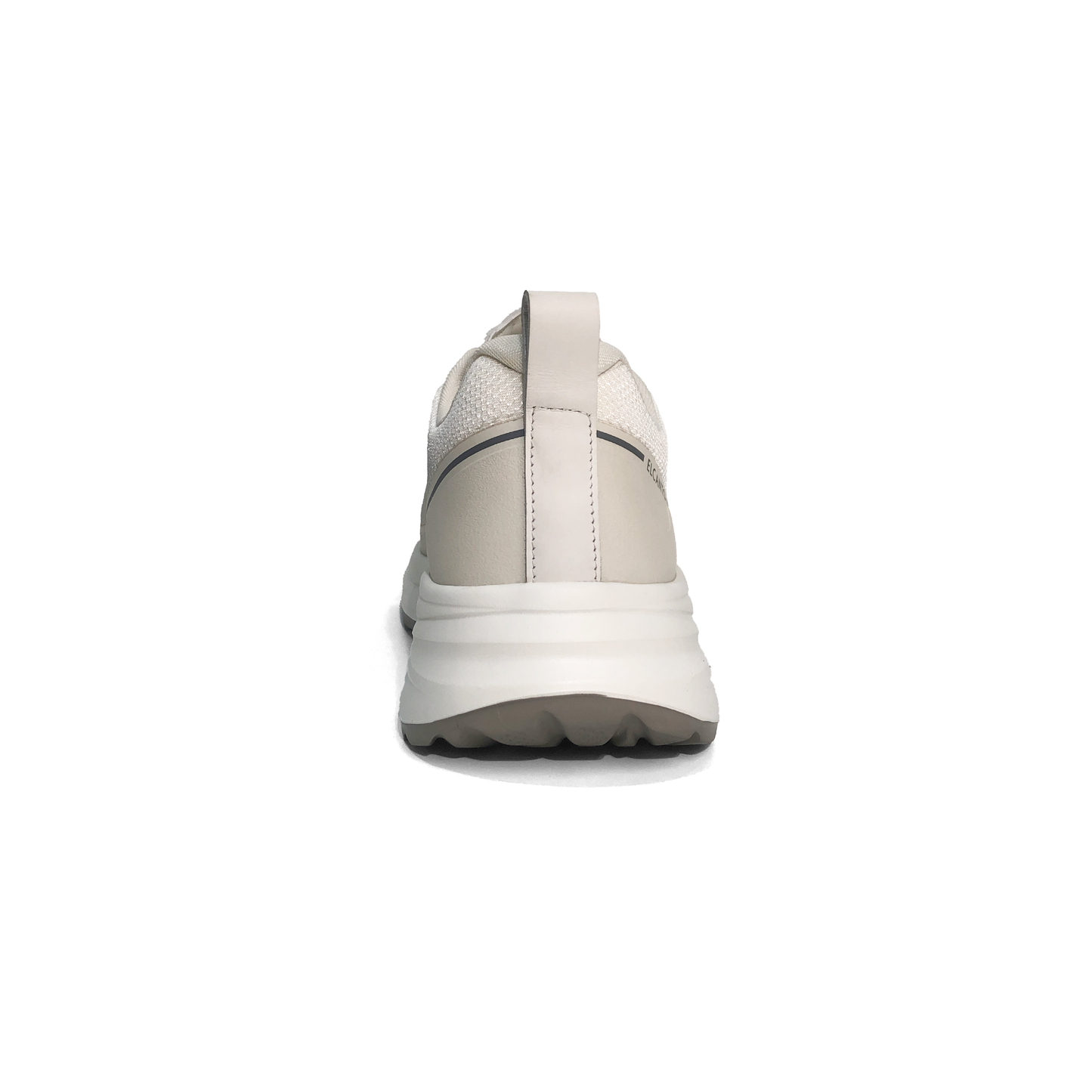 LAILE Breathable Knit Mesh Reflective Outline Platform Walking Trainers