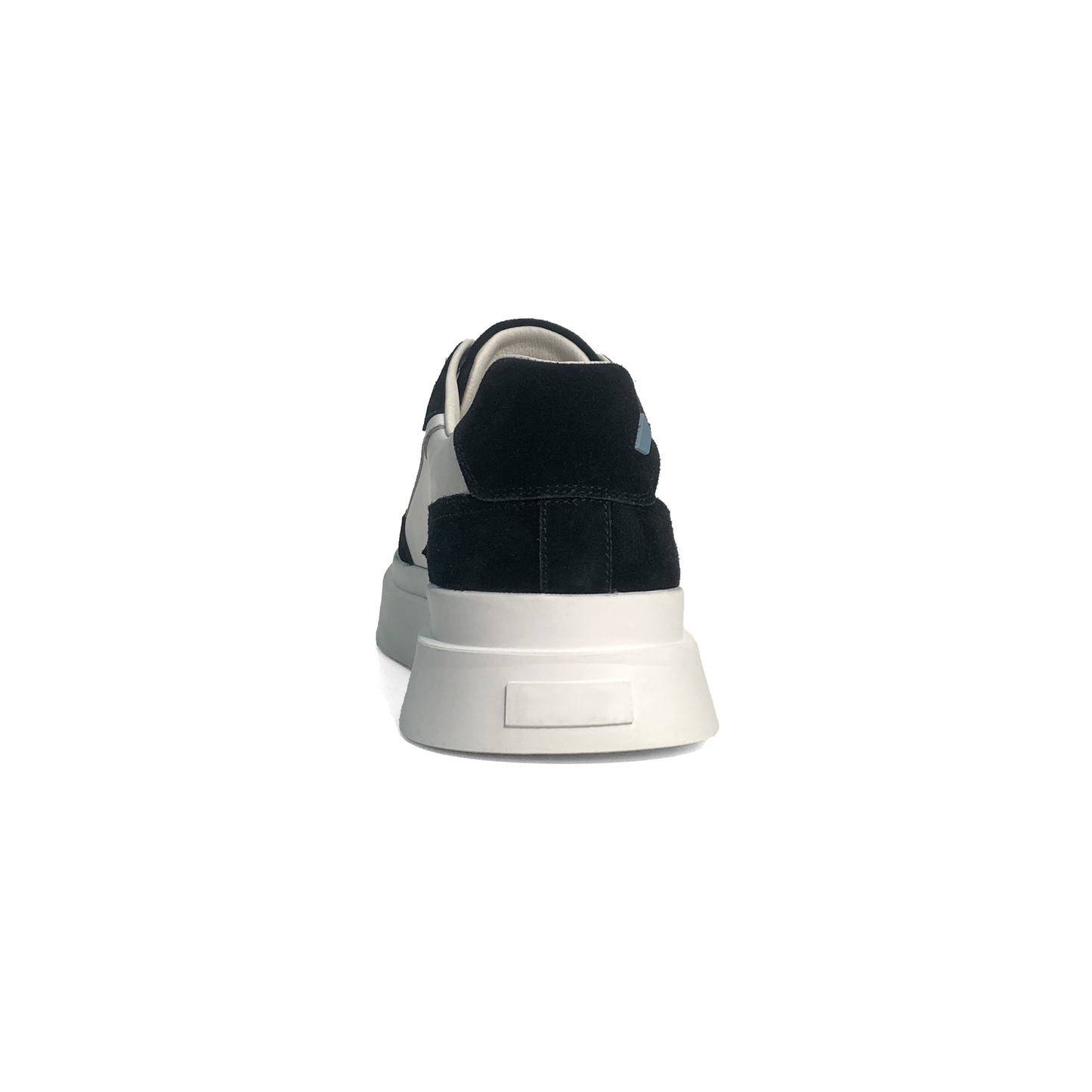 LAILE Tri-Tone Mixed Material Platform Skate Sneakers