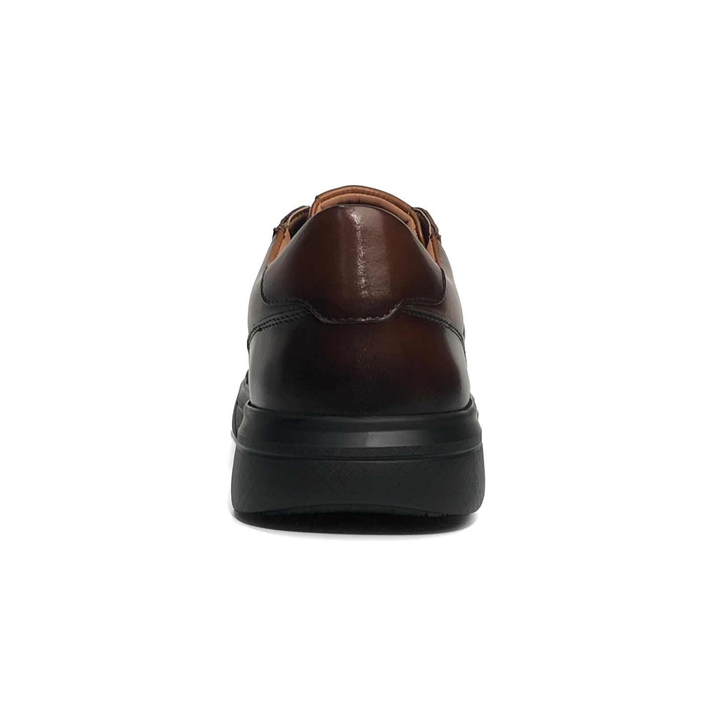 LAILE Hand Gradient Burnished Multi-Split Panel Platform Business Sneakers