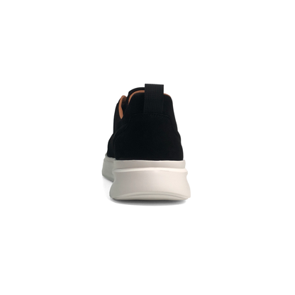 LAILE Matte Nubuck Suede Minimal Platform Skate Sneakers