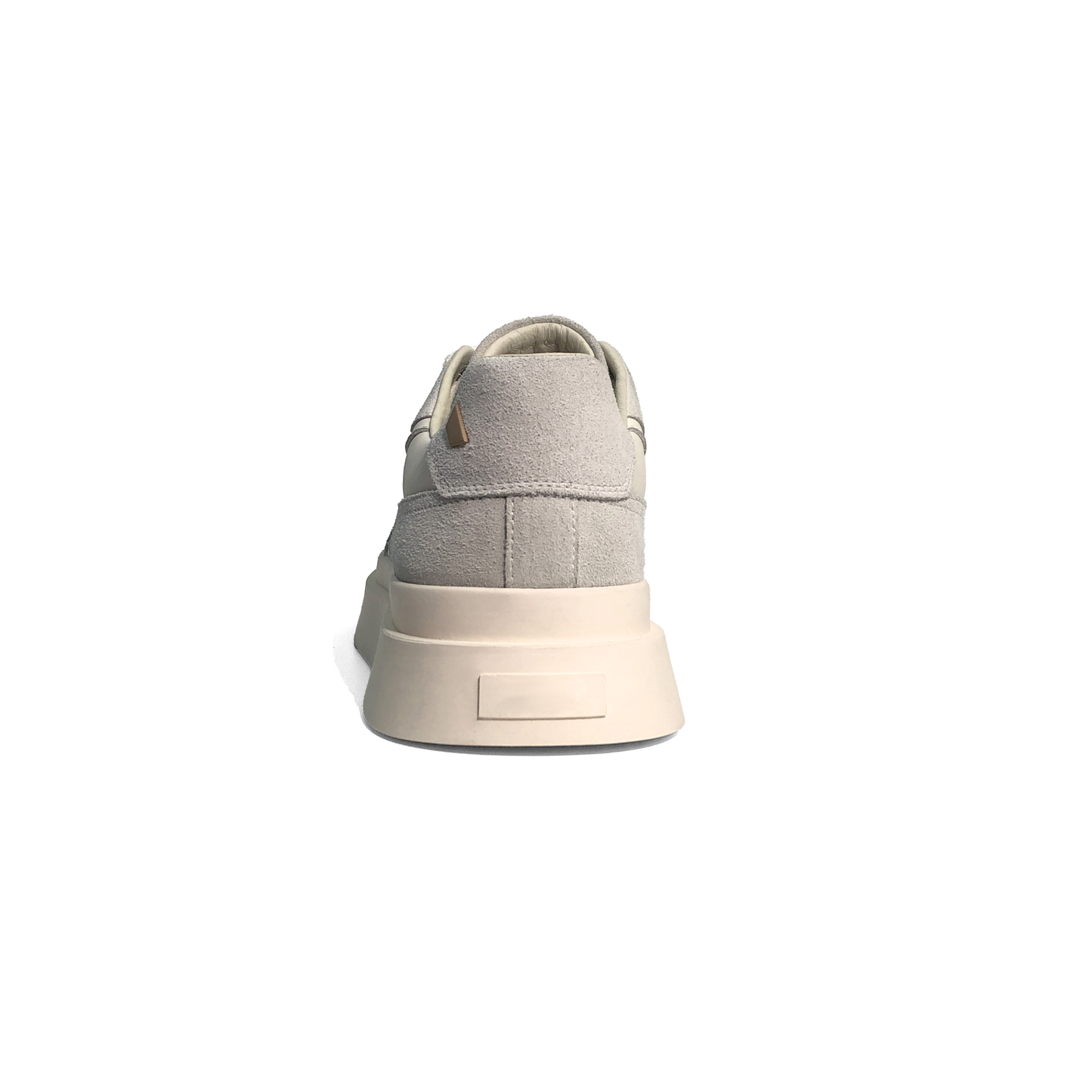 LAILE Tri-Tone Mixed Material Platform Skate Sneakers