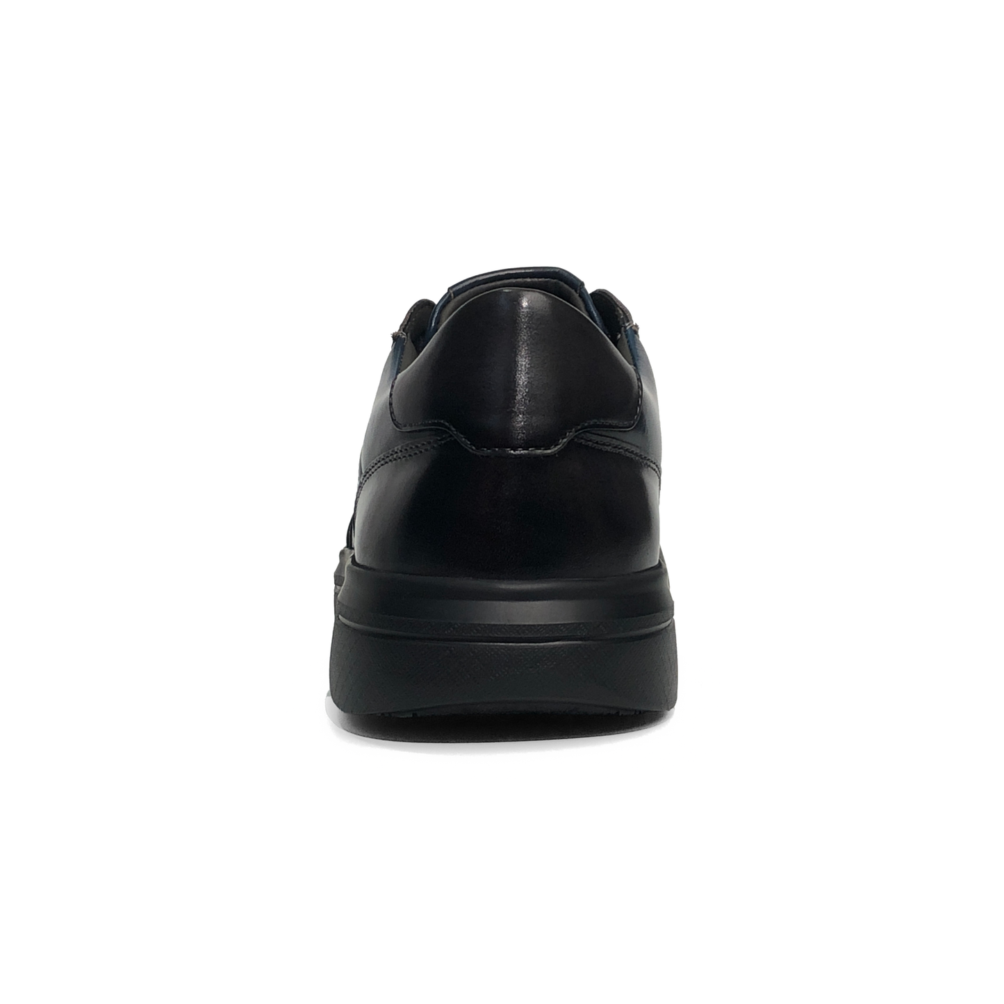 LAILE Hand Gradient Burnished Multi-Split Panel Platform Business Sneakers